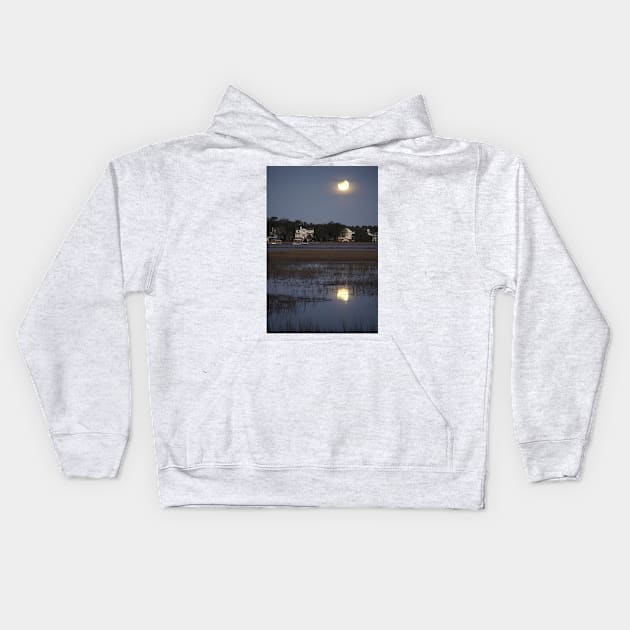 Moonlight over the Lowcountry Kids Hoodie by MJDiesl